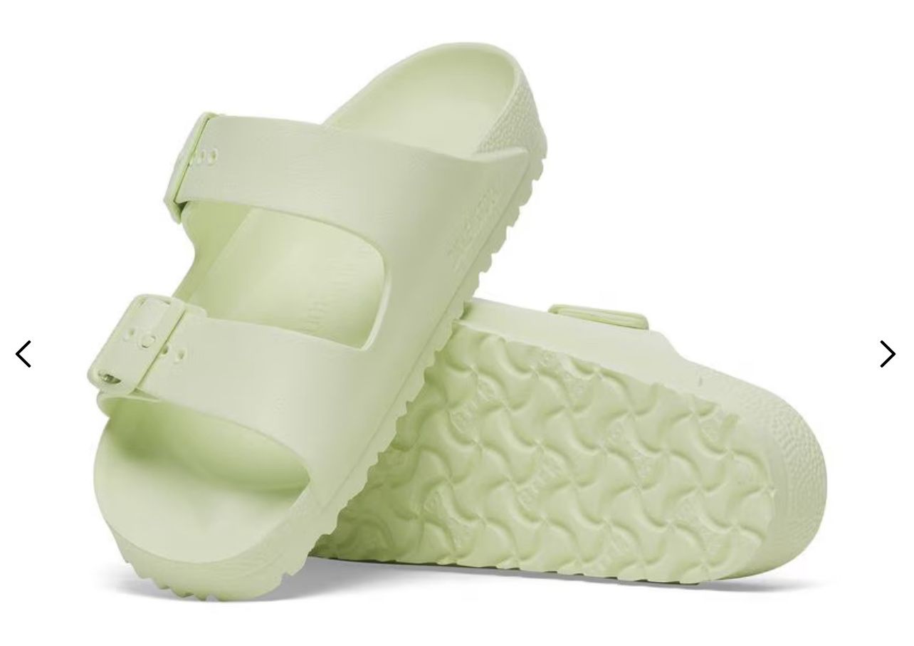 NEW: Birkenstock Arizona Essentials EVA - Faded Lime Size 39