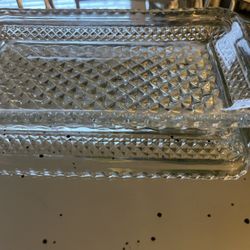 Rectangle glass tray