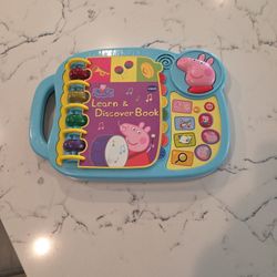 VTECH PEPPA PIG LEARN & DISCOVER BOOK SEE DESCRIPTION 