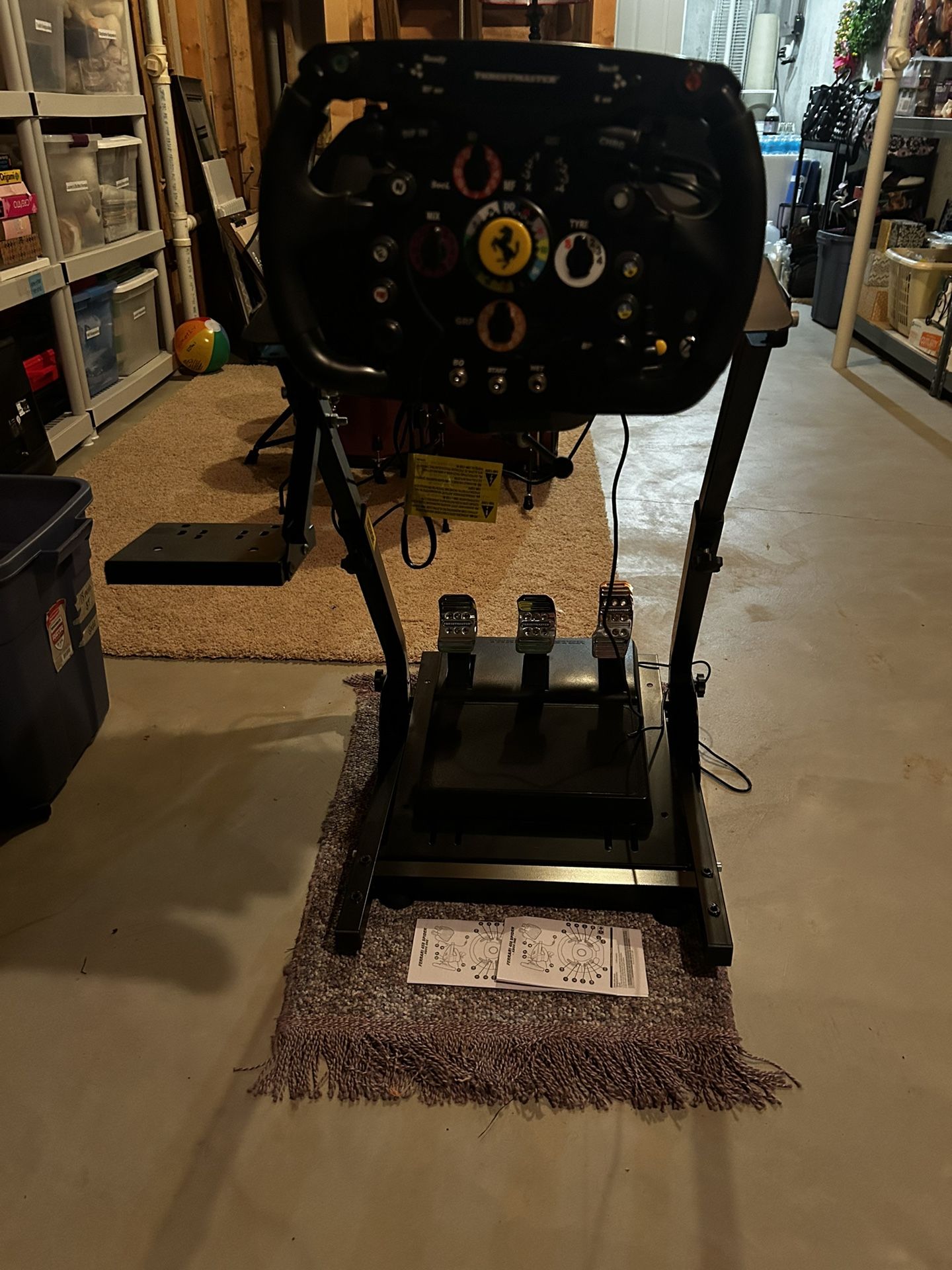 Thrustmaster Ferrari F1 Steering Wheel, Stand And Pedals