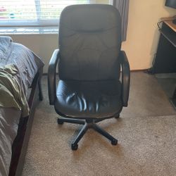 Leather Desk Chair 