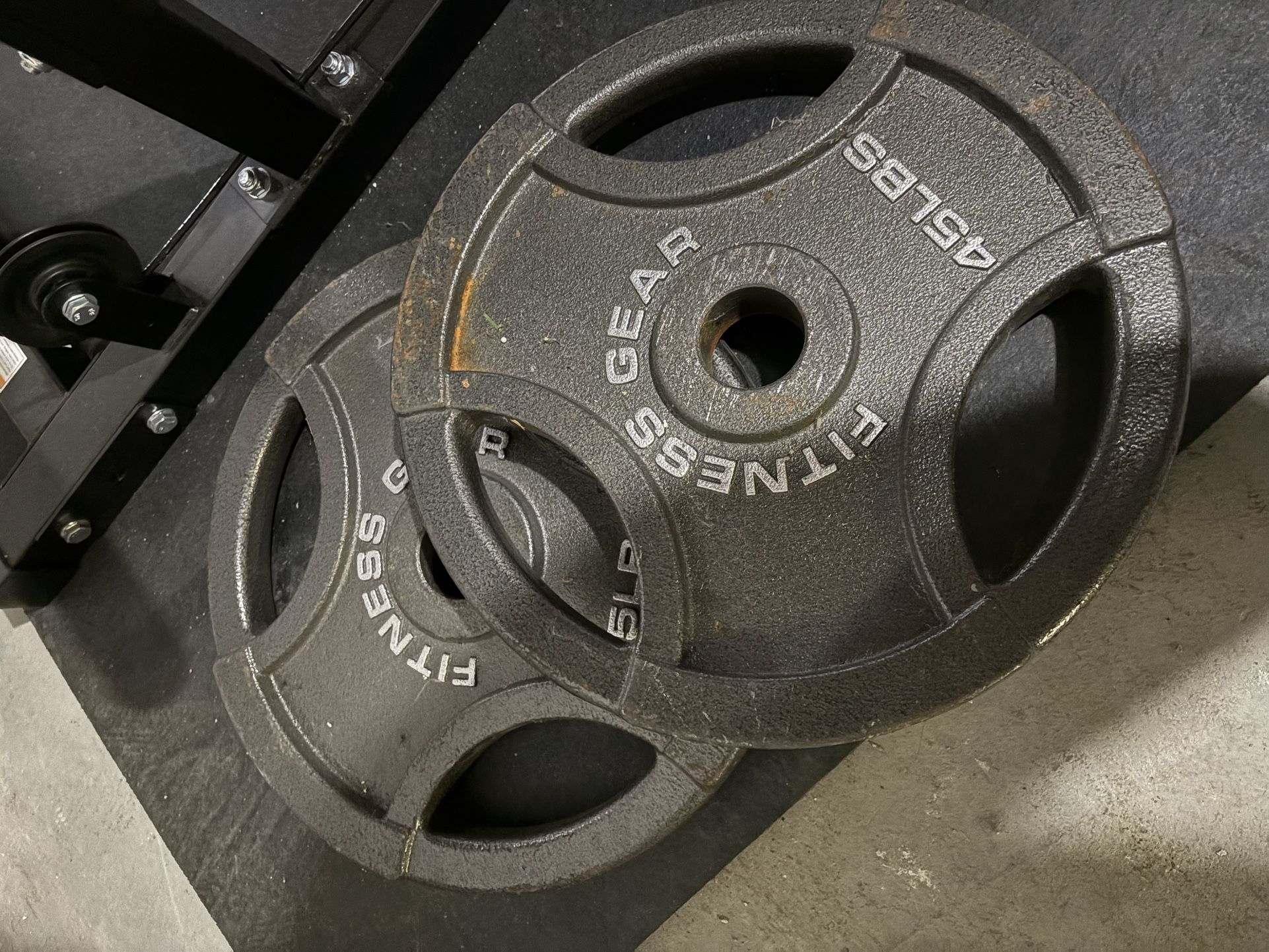 2x 45lb Olympic Size Plates