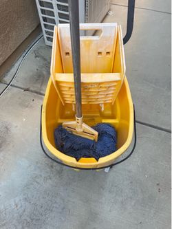 Mop Bucket & Mop (NEW)