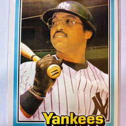 Reggie Jackson 1981 Donruss 1st Edition Collector Series Card