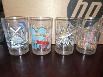 2000"s vintage walt Disney McDonald's glass cups