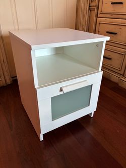 IKEA white nightstand