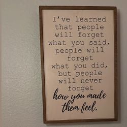 Living Room Decoration Frame Quote