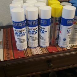 Gloss White Rustoleum Spray Paint Any 6 Cans For 30.00 