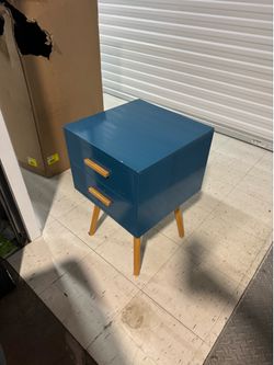 Blue nightstand
