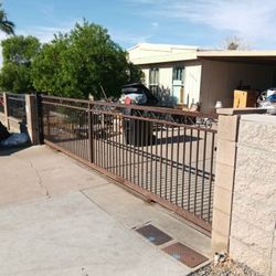 20'x 4'  Cast Iron Rolling Gate