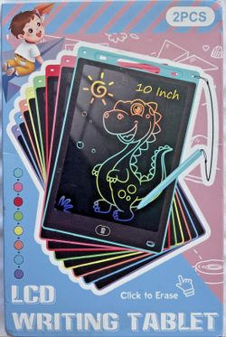 2 Pack 10” LCD Portable Tablet Digital Drawing or Handwriting Electronic Pads