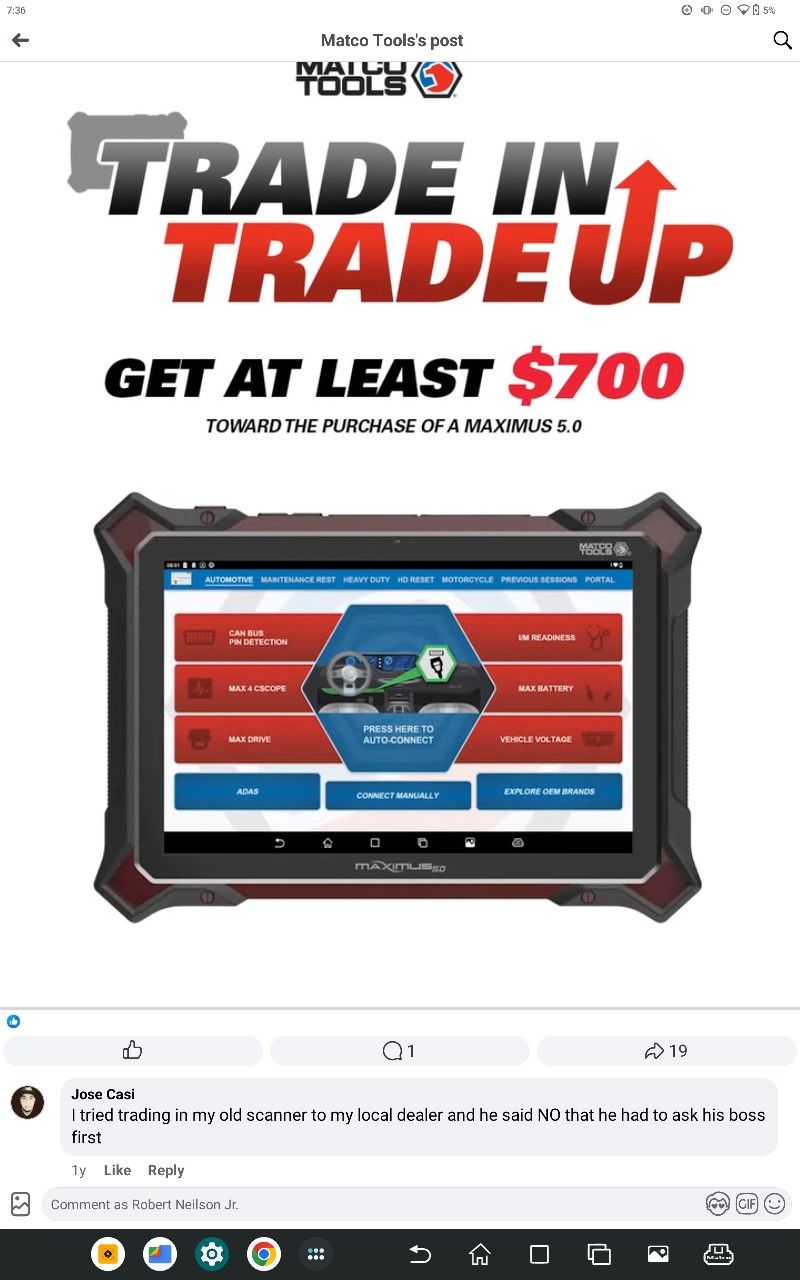 Maximus Diagnostic Tablet (Just The Tablet And Software)