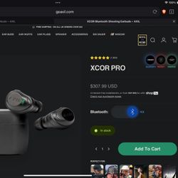 Axil X-COR  Pro Active Ear Protection With Bluetooth 
