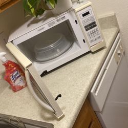 White Microwave 