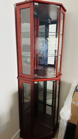 New Corner Display Curio Cabinet