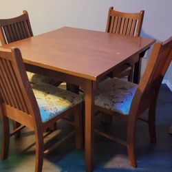 4 Chairs /table New Upolstered Chairs