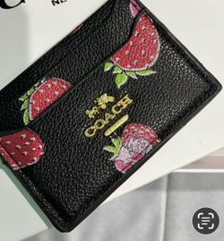 Coach slim card holder