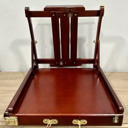 Portable Artist Easel - Cherry Wood - with Storage Drawer - Excellent Condition