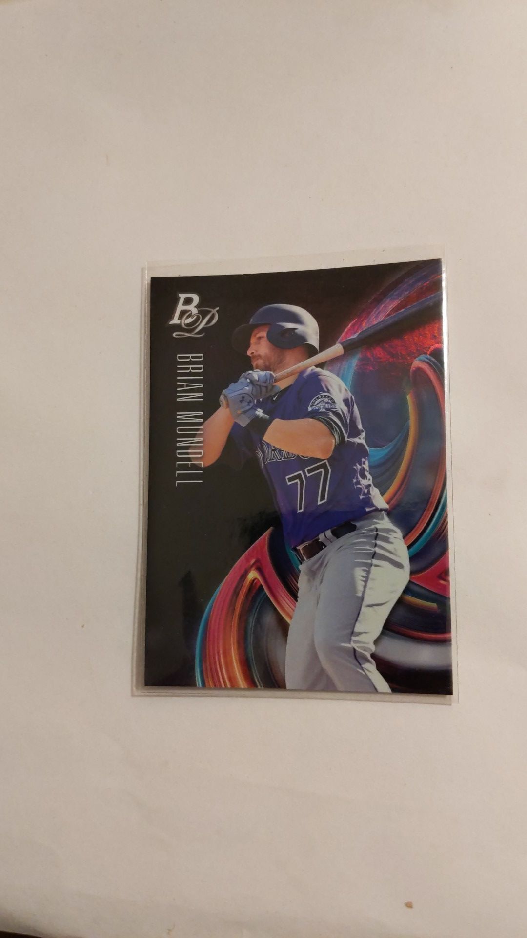 Brian mundell prospect 2018 Topps Bowman platium