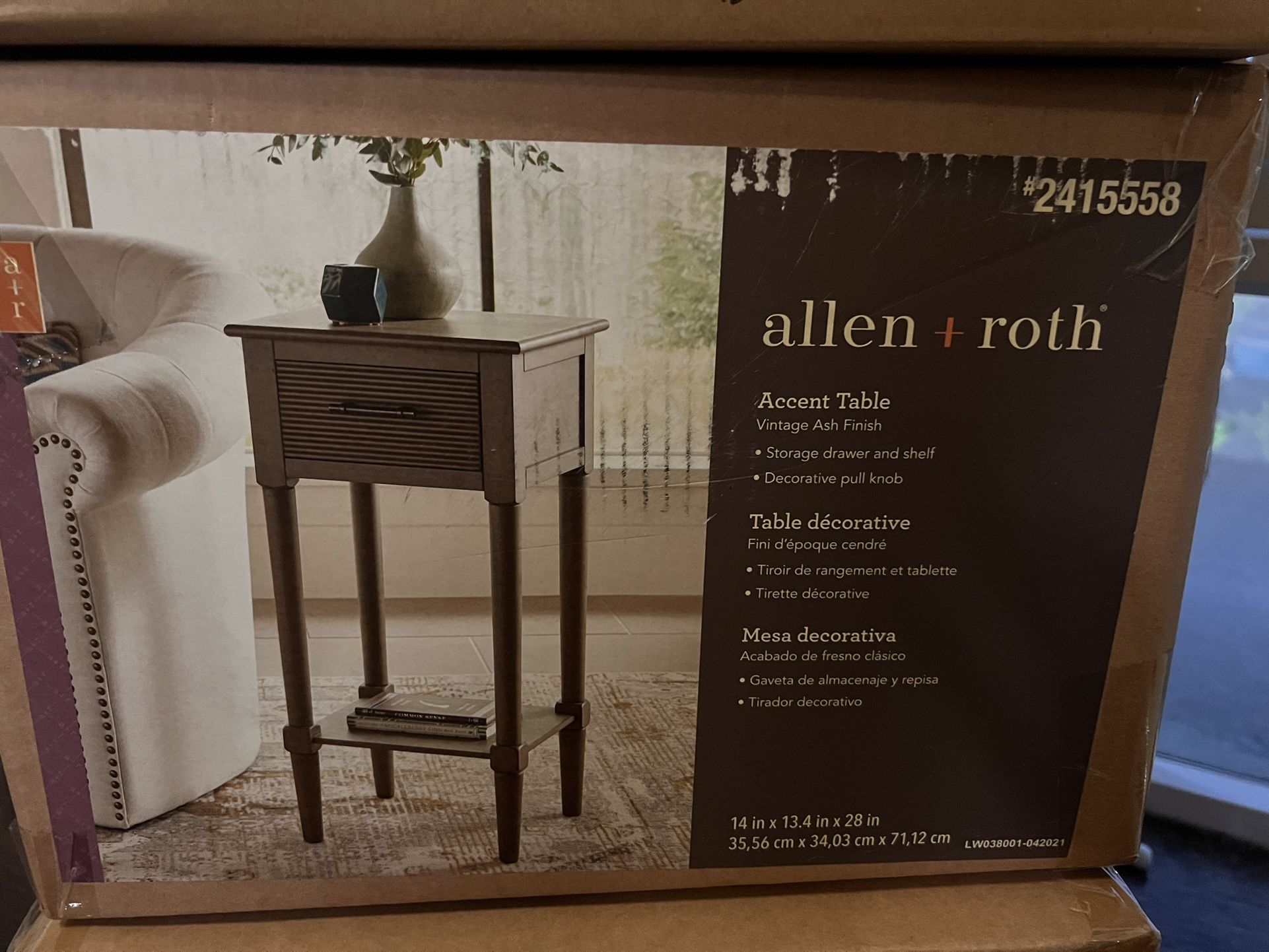 Allen and deals roth end table