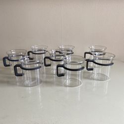 Vintage (1980’s) Bodum Coffee/Tea Cups (8)