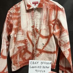 Supreme Christopher Wool Denim Work Jacket 