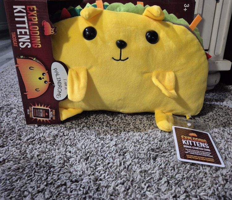 Exploding Kittens Tacocat Plush
