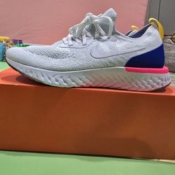 New - Nike Epic React Flyknit OG - White/Racer Blue - Men’s Size 10 