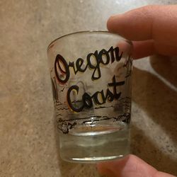 Clear Oregon Coast Shot- Glass