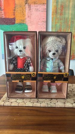 Woof & Co. Lily and Willow Plush Dolls Set
