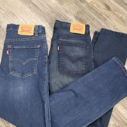 2 pairs Levi's denim jeans 511. Like new sz 28 × 30