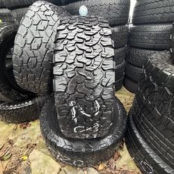 Used pair BFgoodrich 285/65/20 all terrian T/A