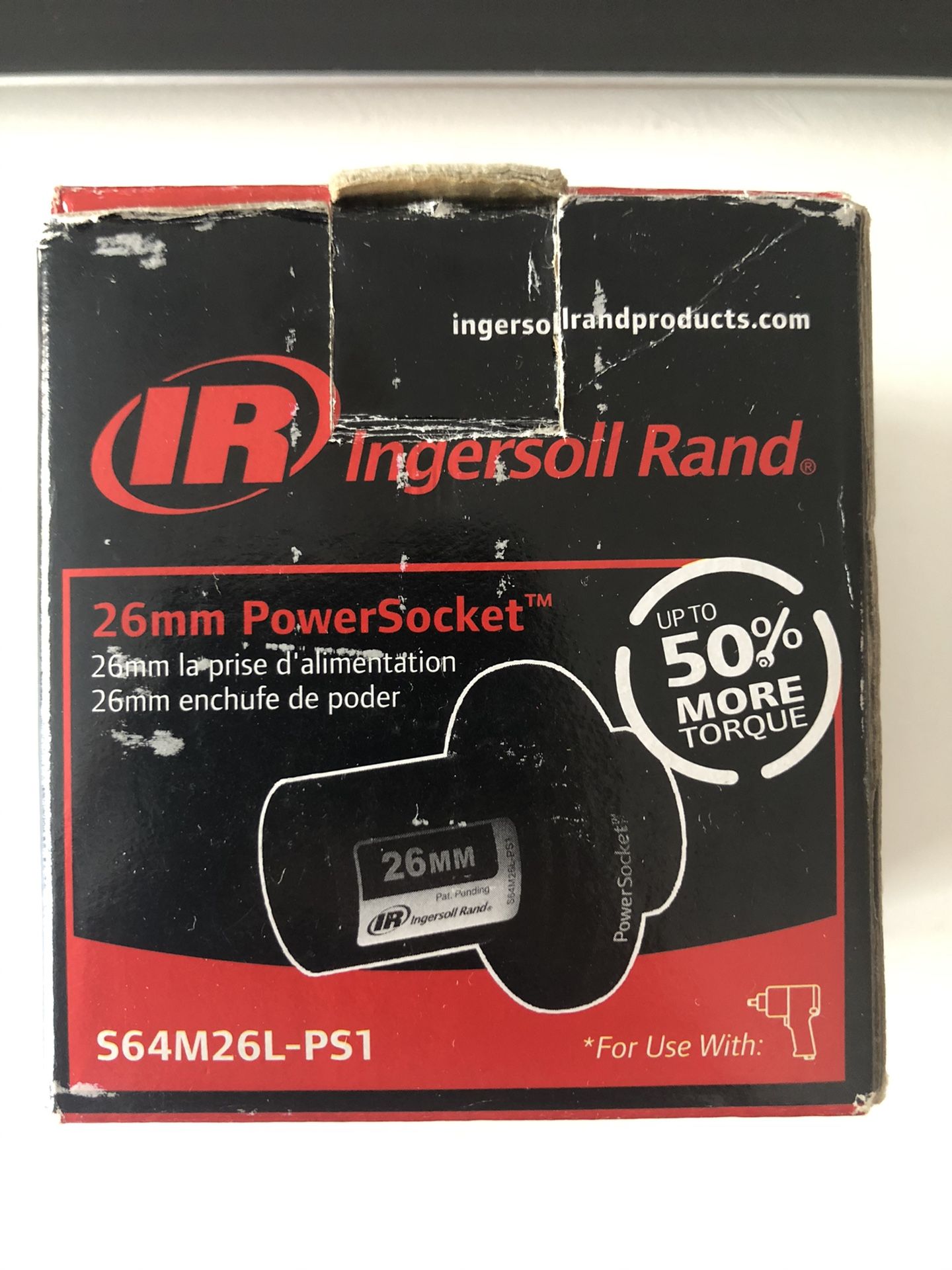 Ingersoll Rand S64M26L-PS1 26mm PowerSocket®