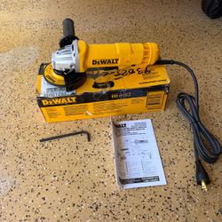 DEWALT 11 Amp Corded 4.5 in. Small Angle Grinder