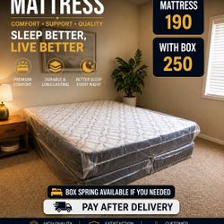 🛏️ Queen Size Mattress – Brand New | Comfortable & Supportive