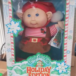 Cabbage Patch Vintage Doll Kmart Holiday Elf Edition New