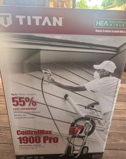 Titan control max airless paint sprayer
