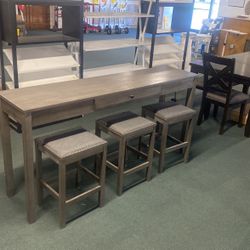 Ashley D383 223 4pc Counter Height Table for Sale in Visalia CA OfferUp