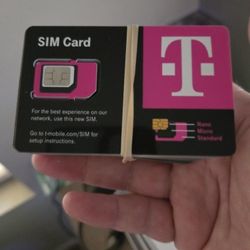 Lot of (40) T-mobile 3-in-1 Sims Cards Postpaid/Prepaid  LTE 5G 2027
