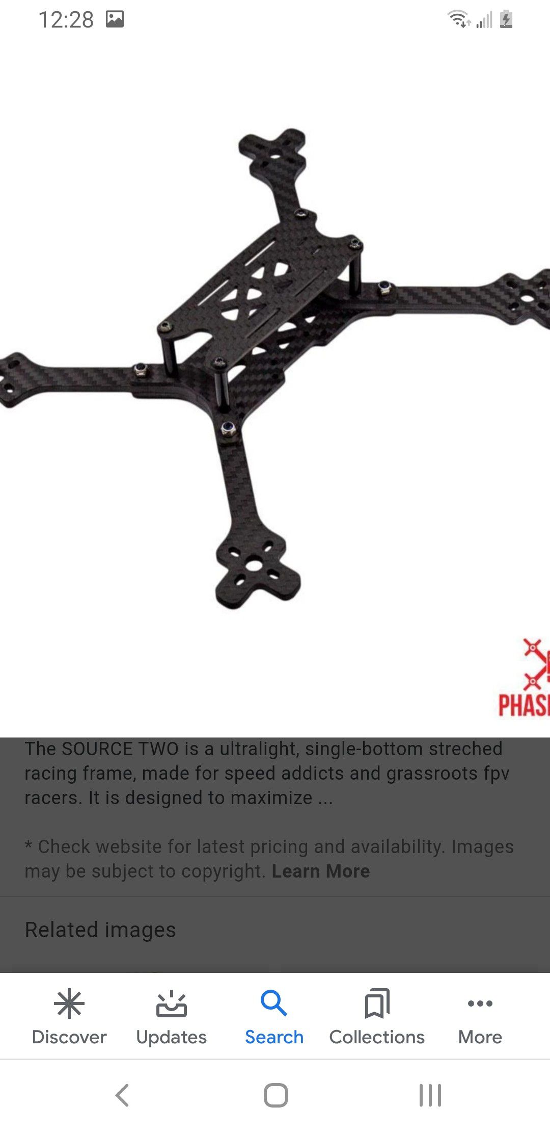 Fpv Drone TBS source two v1 frame lightweight build frame *NEW*^