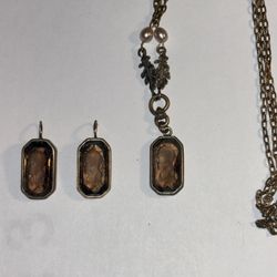 Extasia Chain And Earring Set 