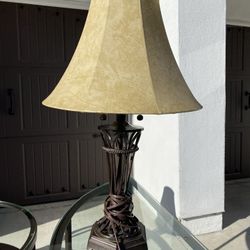 Lamps Bronze Metal Set Of 2