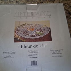 Fifth Avenue Crystal Plate 35cm Pick Up Only