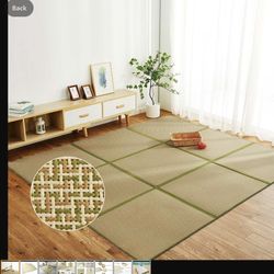 Nisorpa 71'' x 71'' Japanese Tatami Mat Igusa Tatami Mattress 