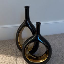 Black Vases