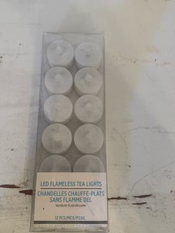 LED FLAMELESS TEA LIGHTS CHANDELLES CHAUFFE-PLATS SANS FLAMME DEL VELITAS DE TE LED SIN LLAMA