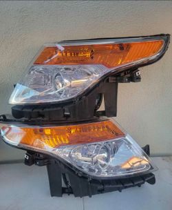11-15 Ford Explorer Headlights Luces Faros Micas Calaveras Focos Faroles Headlamps