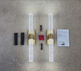 Battery Operated Wall Sconces Set of 2 (NEW)