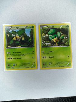 Simisage & Pansage Pokémon Cards 2/98 1/98