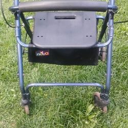Nova 4 Wheel Walker Storage Locking Wheels